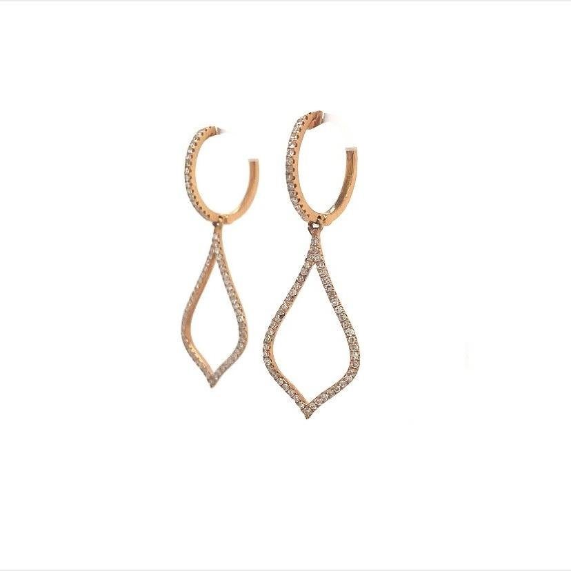 Round Cut Lucea New York Diamond Earrings For Sale