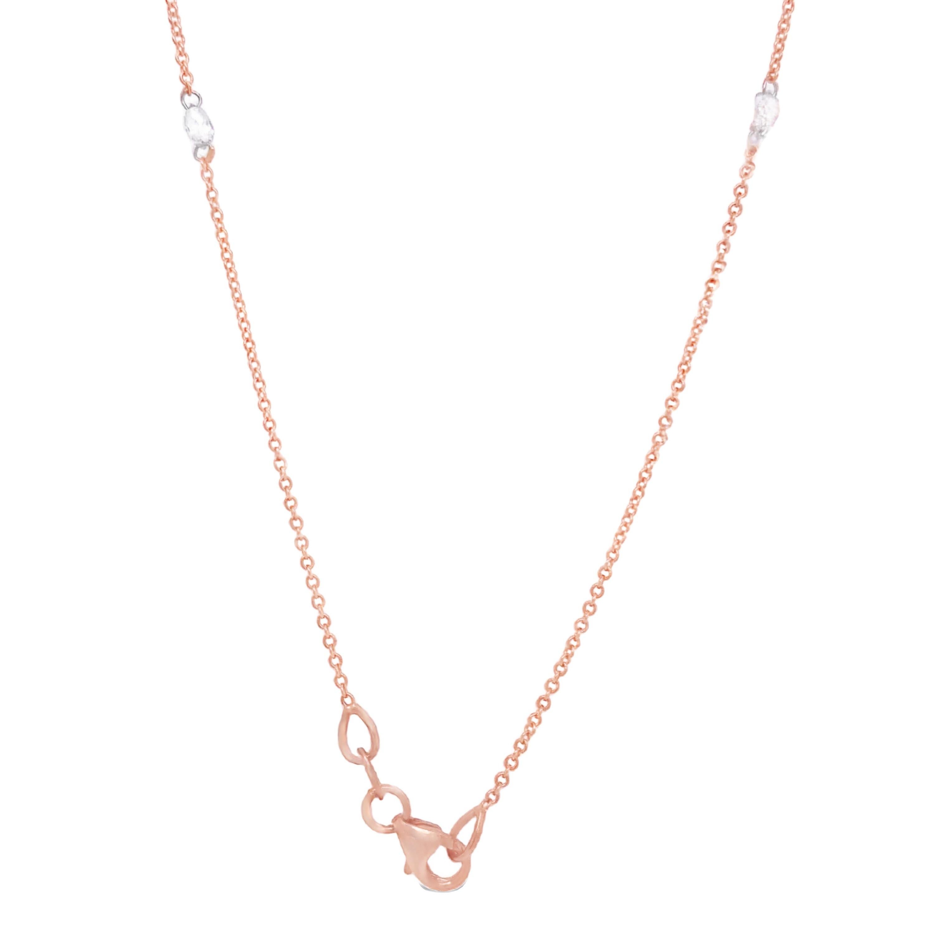 Taglio briolette Collana con diamanti Lucea New York in vendita