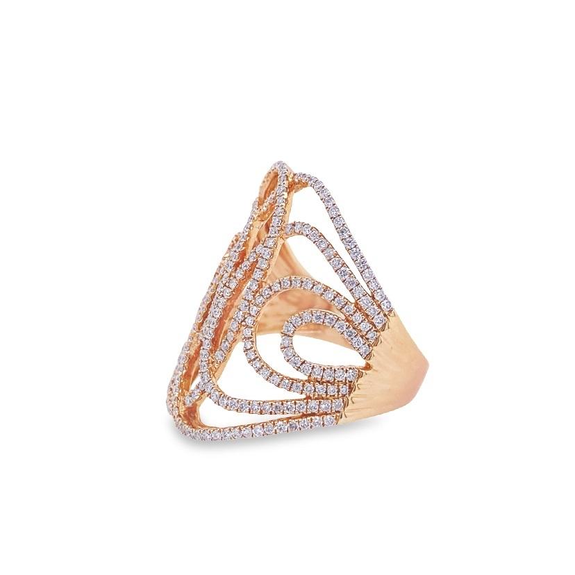 Contemporary Lucea New York Diamond Ring For Sale