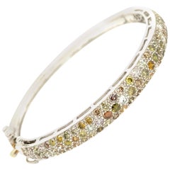 Lucea New York Fancy Diamonds Bangle Bracelet