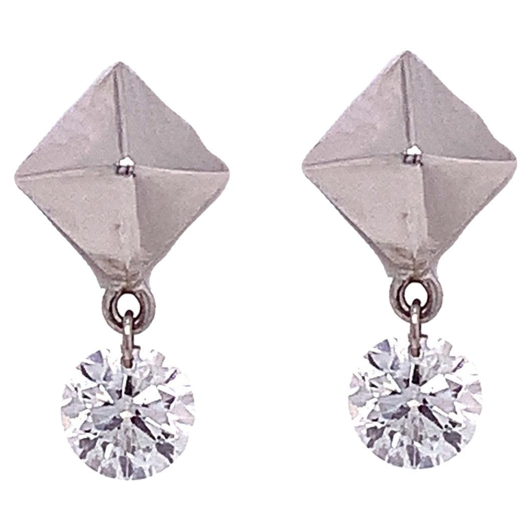 Ohrringe von Lucea New York aus Gold und Diamanten