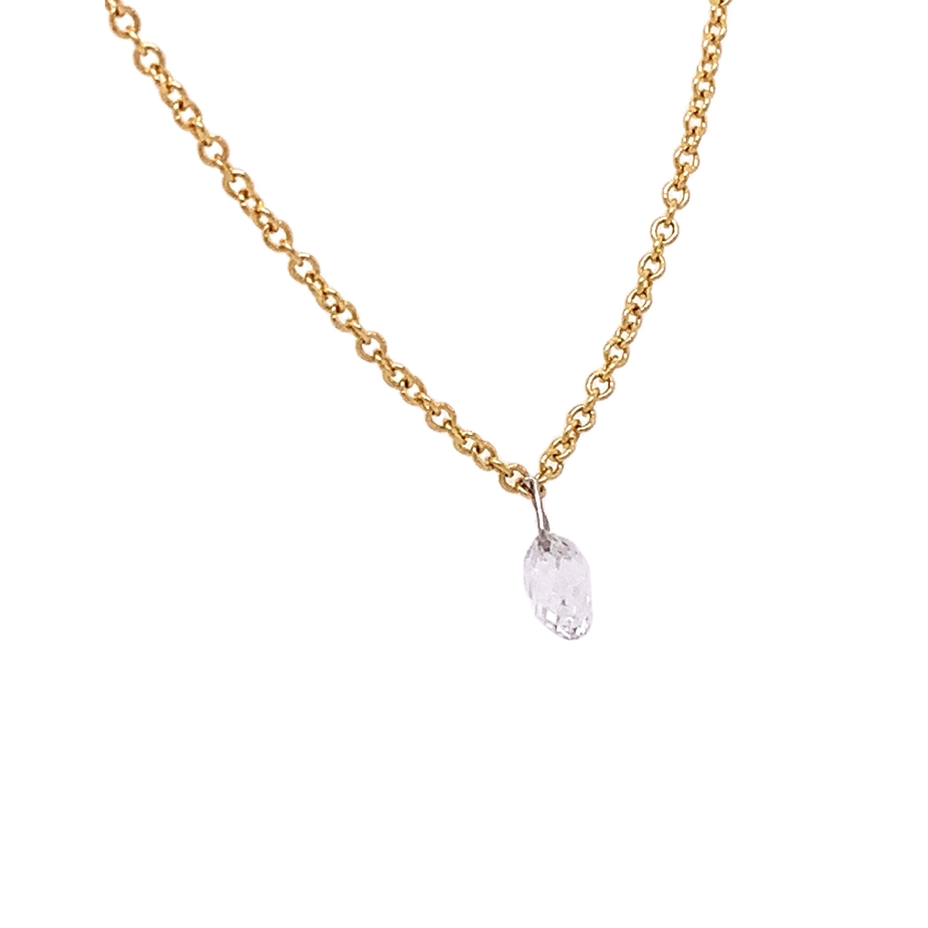 Halskette von Lucea New York, Gold und Diamant (Zeitgenössisch) im Angebot
