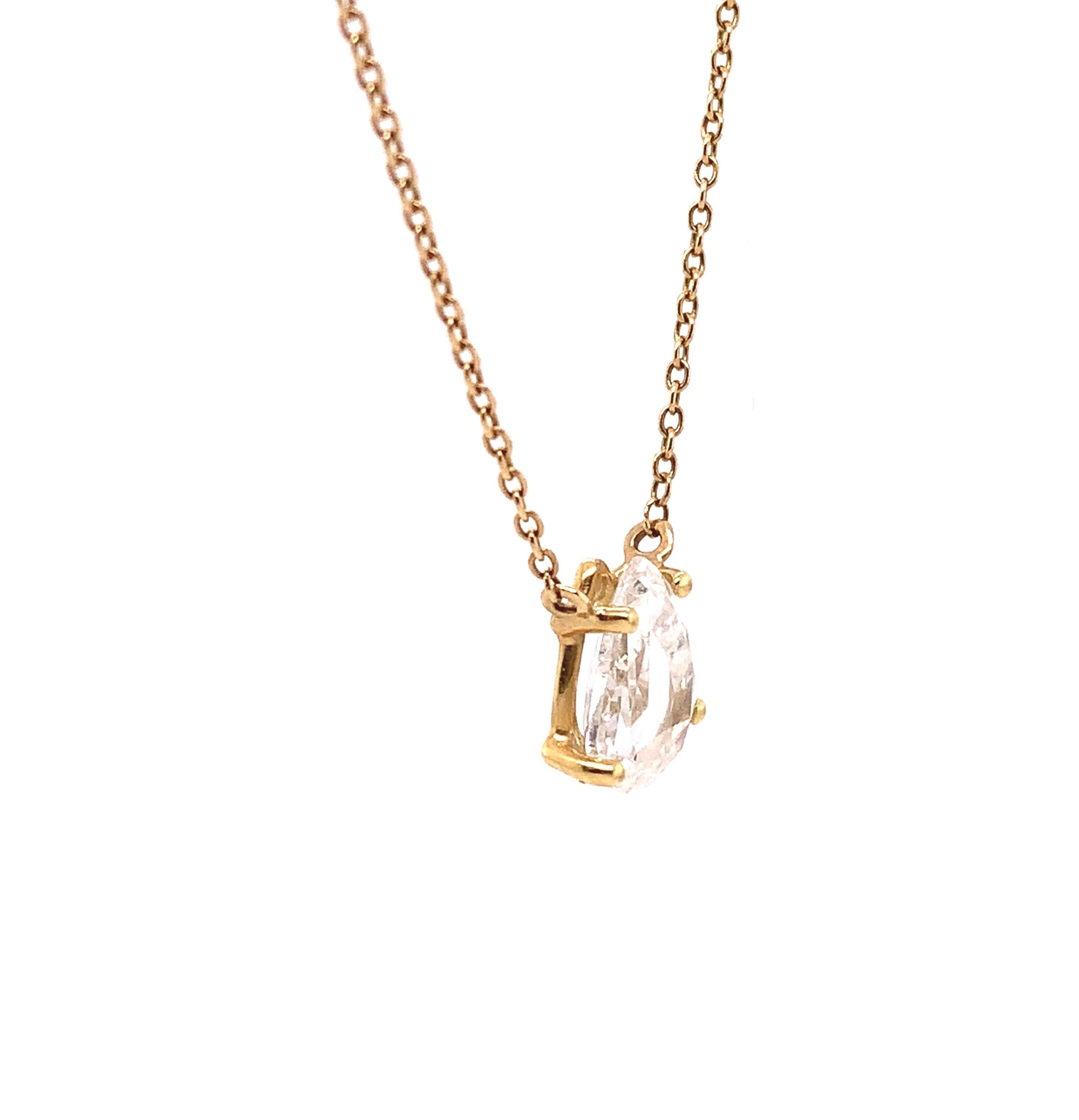 Contemporary Lucea New York Gold & Diamond Pendant For Sale