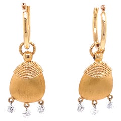 Lucea New York, boucles d'oreilles en or et diamants