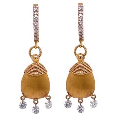Lucea New York Gold & Diamanten-Ohrring