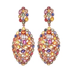 Lucea New York Multi-Color Sapphire Statement Earring