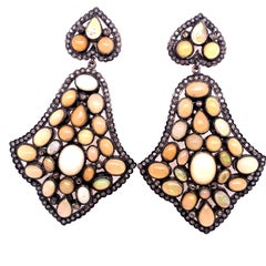 Lucea New York Opal Statement Earrings