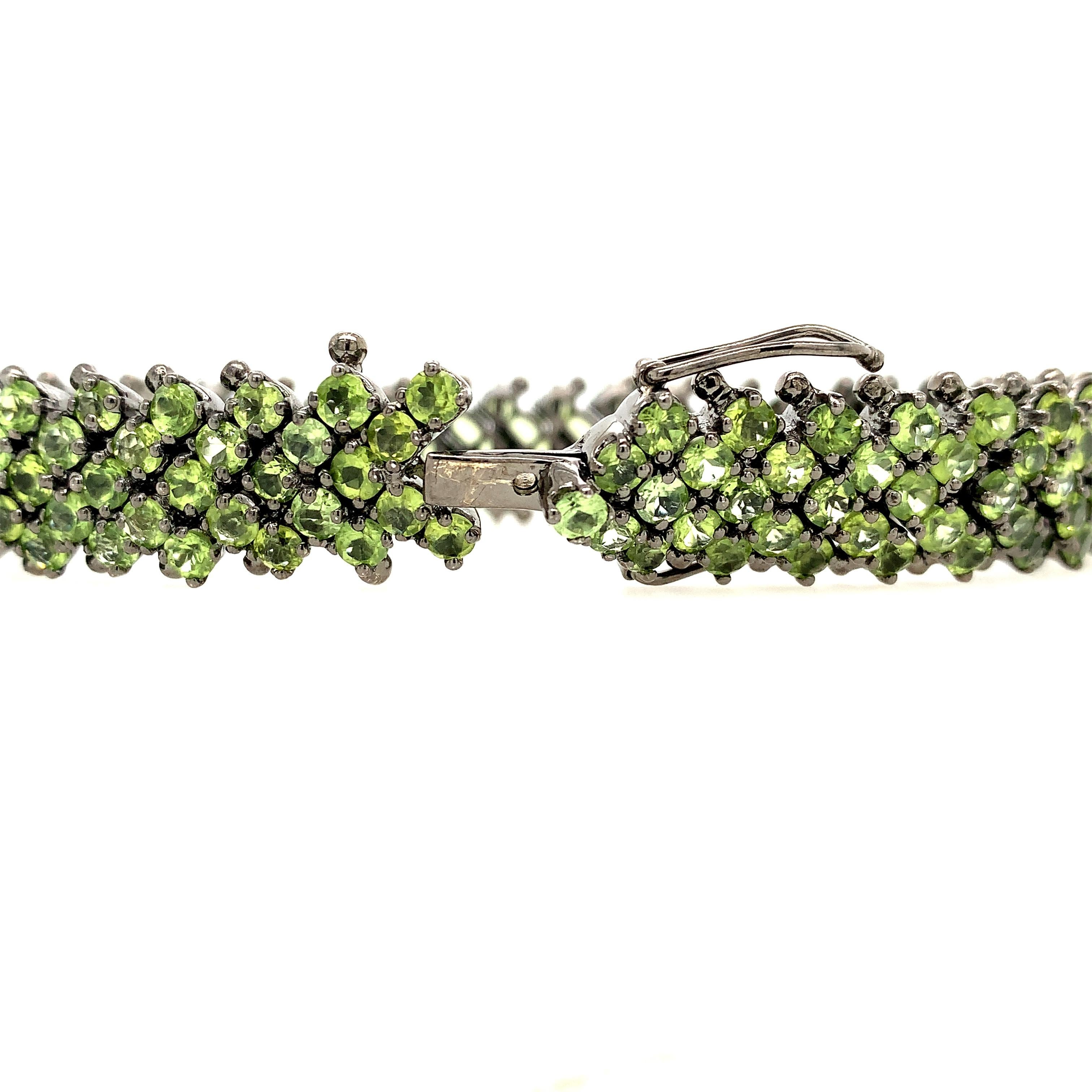 Contemporary Lucea New York Peridot Bracelet