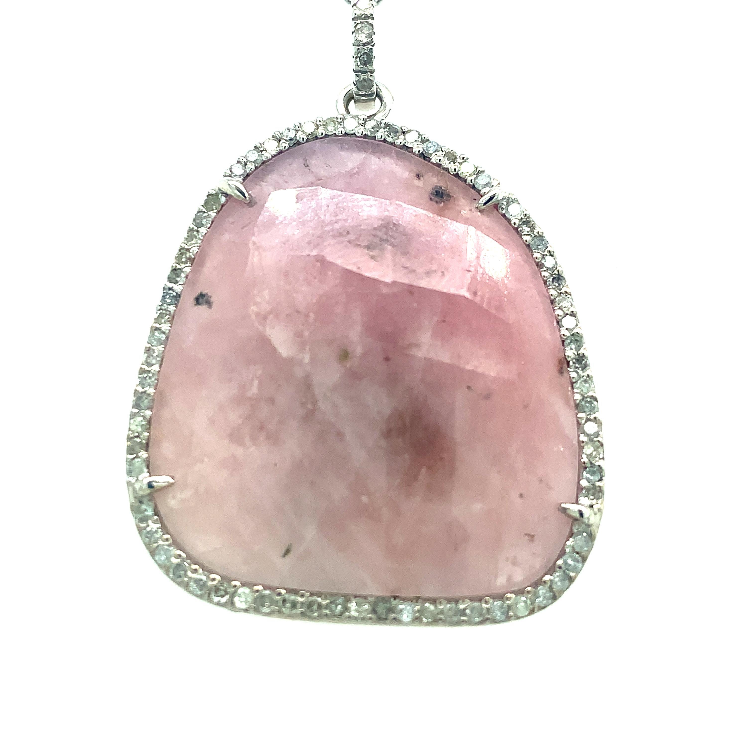Color Jewelry

Pink Sapphire surrounded by Diamonds in 18K white gold.

Pink Sapphire: 24.49ct total weight.
Diamonds: 0.53ct total weight.
