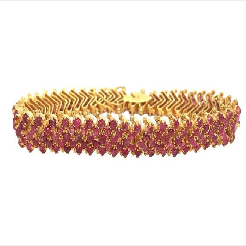 da uomo o donna Lucea New York Bracciale in argento con tormalina rosa in vendita