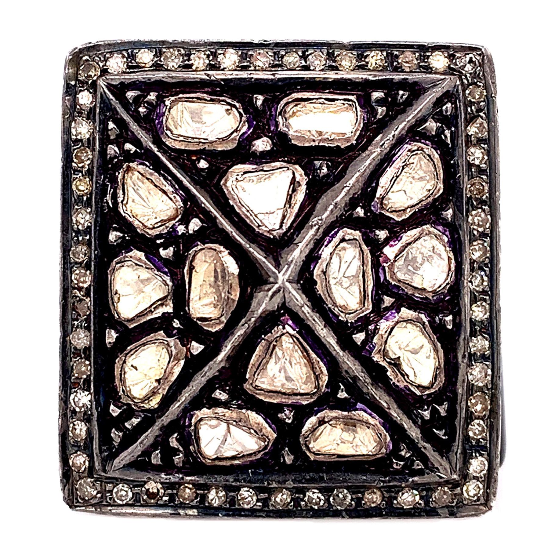 Lucea New York Polki Diamond Ring For Sale