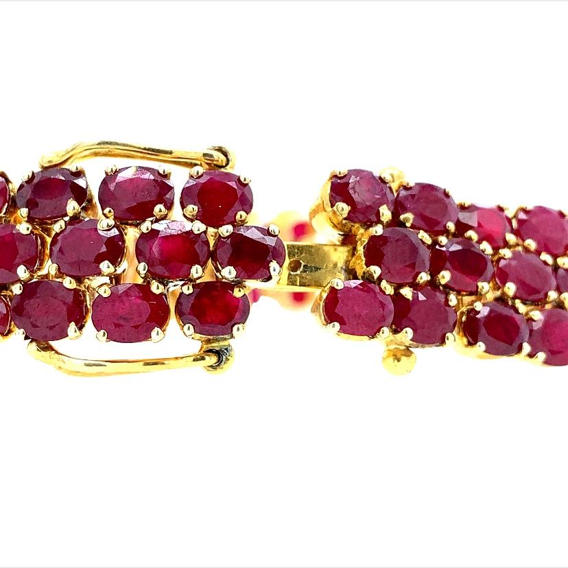 Contemporary Lucea New York Ruby Sliver Bracelet For Sale