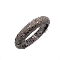 Lucea New York Brazalete rústico con diamantes