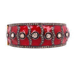 Lucea New York Brazalete rústico con diamantes