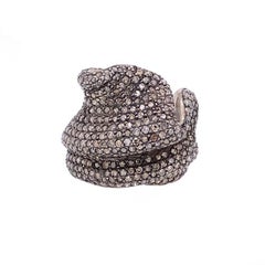 Lucea New York Rustic Diamond Cocktail Ring