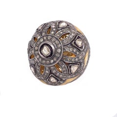 Lucea New York Rustic Diamond Dome Cocktail Ring