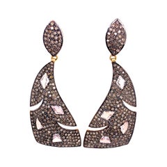 Lucea New York Rustic Diamond Earrings