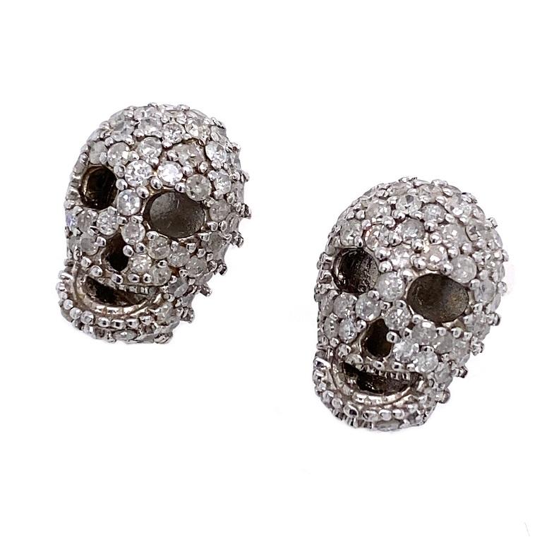 vivienne westwood skull earrings