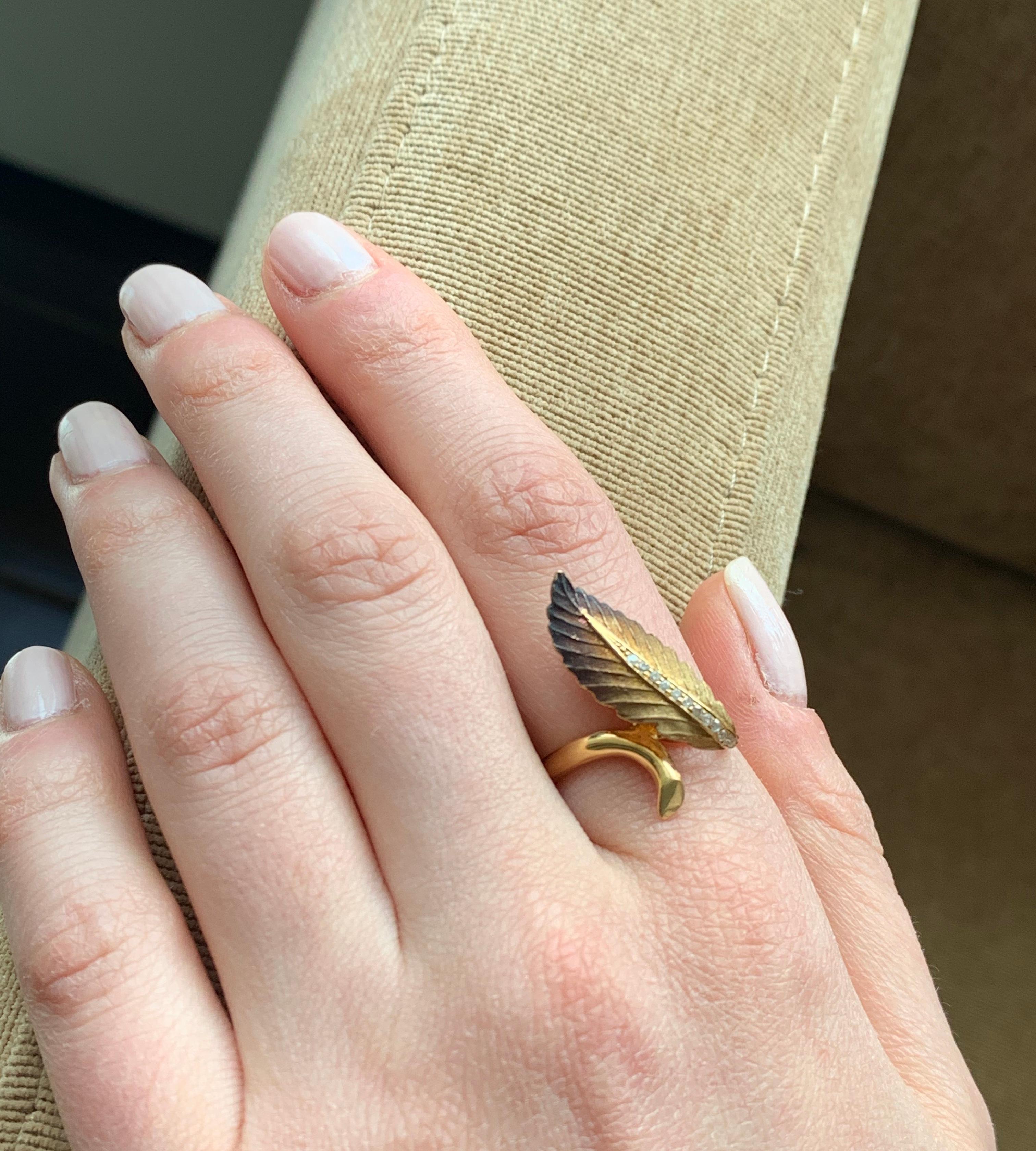 Lucea New York, Diamantring aus Rhodium mit Schliff (Rundschliff)