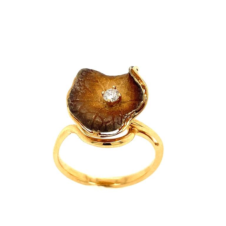 Lucea New York, Diamantring aus Rhodium mit Schliff für Damen oder Herren