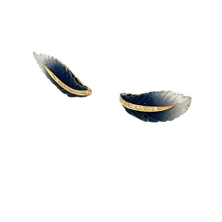 Donna Lucea New York Orecchini con diamante rodiato contaminato in vendita