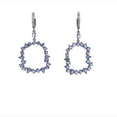 Lucea New York Tanzanite and Diamond Earrings