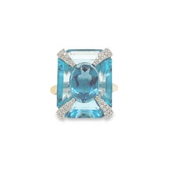 Lucea New York Topaz and Diamond Ring