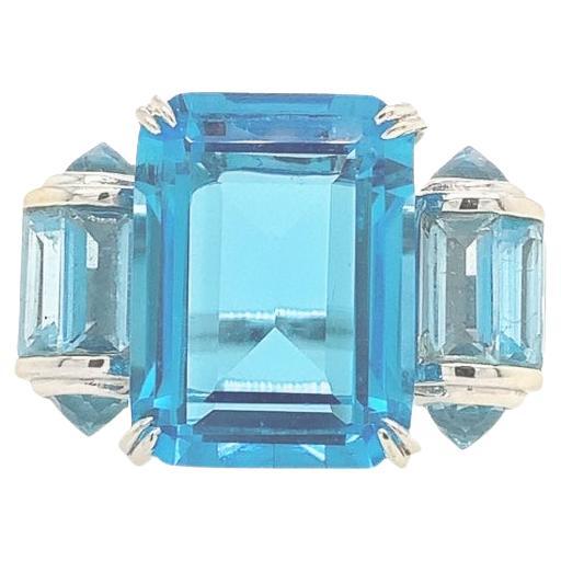 Lucea New York Topaz and Diamond Ring For Sale