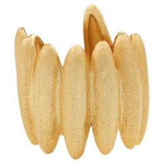 Lucedeimieiocchi Anillo óptico chapado en oro NWOT