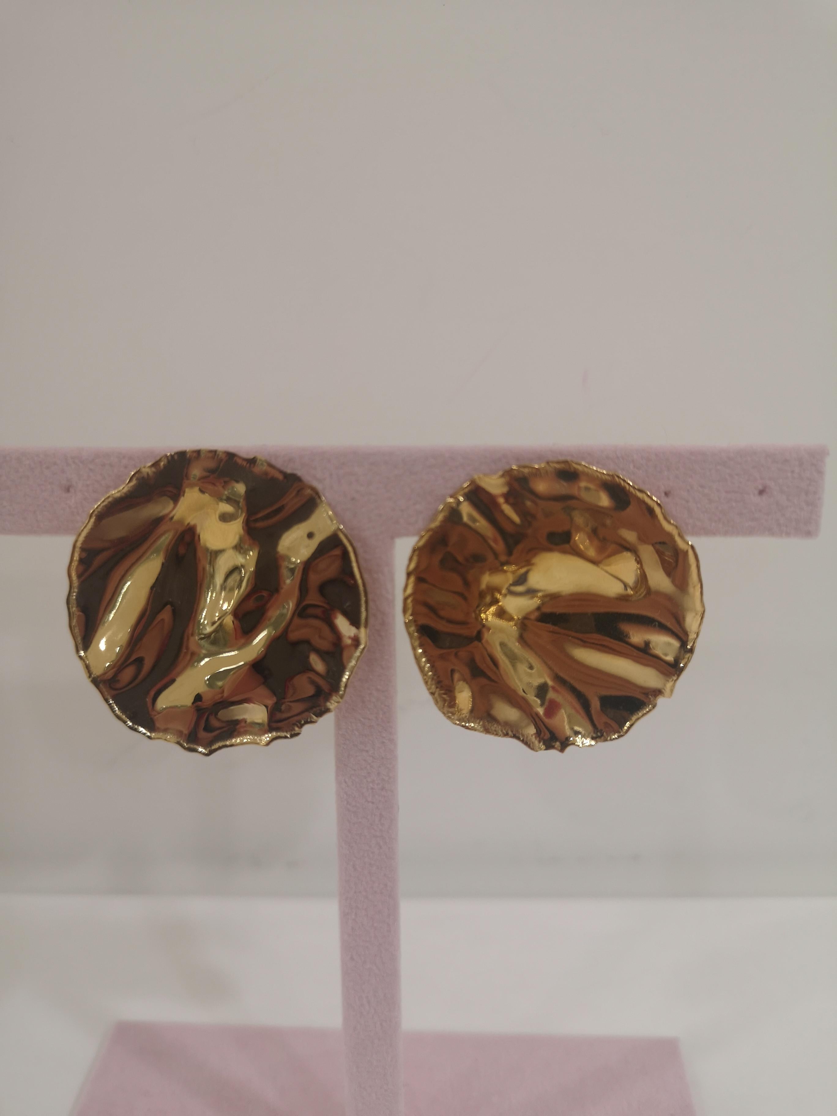 Lucedeimieiocchi gold silver boutons earrings 4