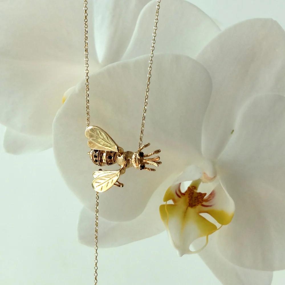 Lucedeimieiocchi Melissa Bee Necklace NWOT In New Condition For Sale In Capri, IT