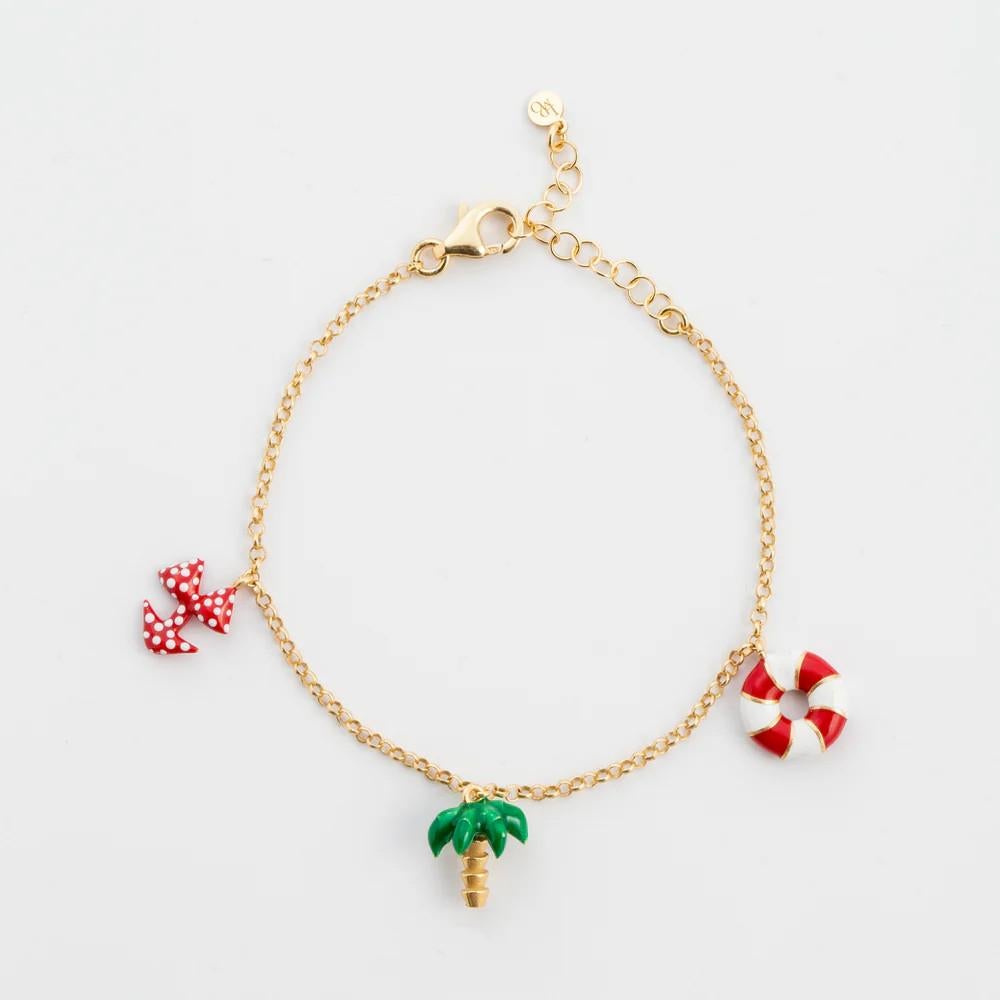 Women's or Men's Lucedeimieiocchi Saint Barth Bracelet NWOT For Sale