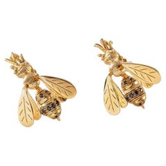 Lucedeimieiocchi Silver gold plated Bees Earrings NWOT