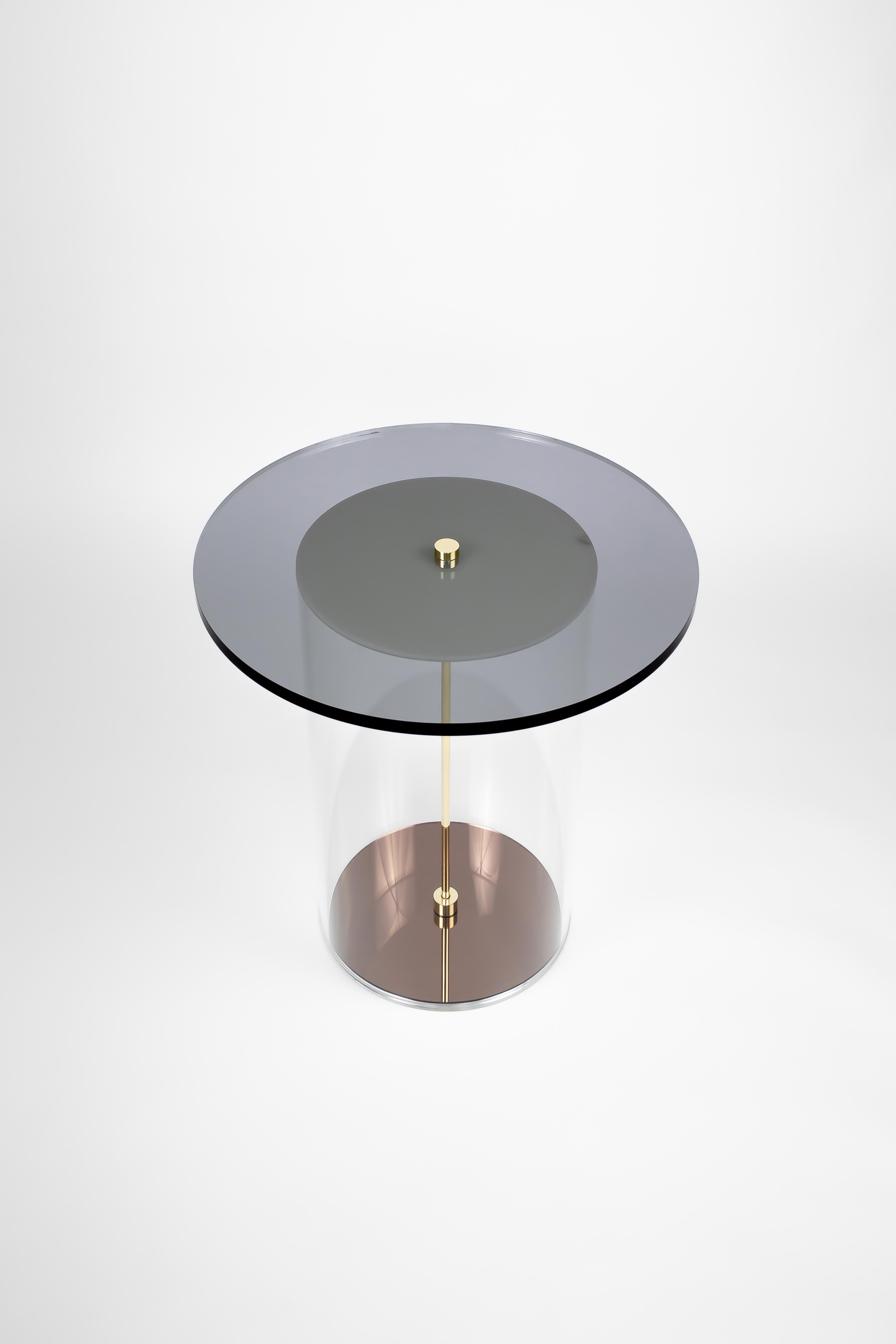 Dutch Lucent Side Table by Fabian Zeijler