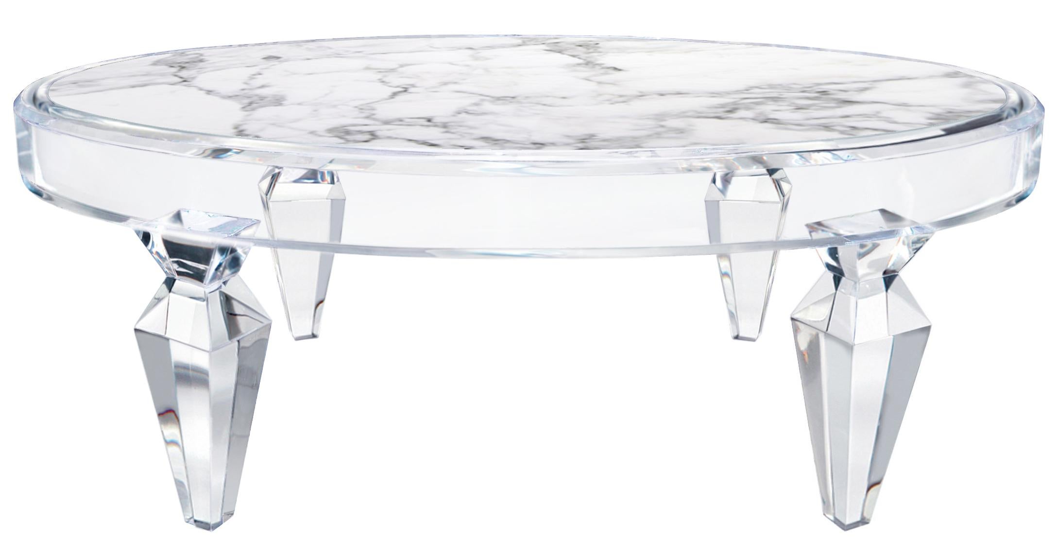 Lucere Lucite Side table with mirrored drawer by Craig Van Den Brulle.

Custom Sizes Are Available.