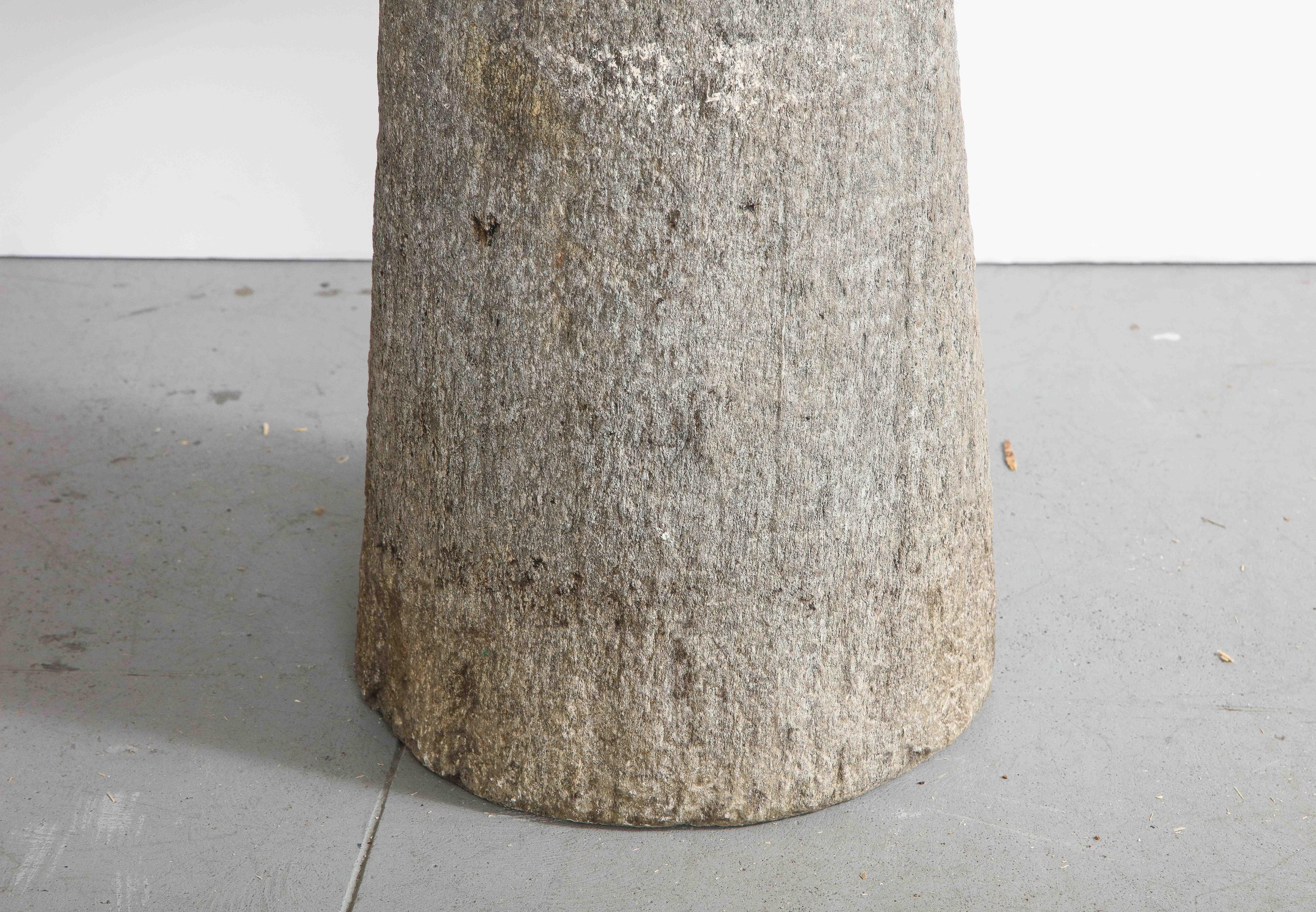 Mid-Century Modern Lucerne Hard Stone Pedestal Table, Piedmont, Northern Italy