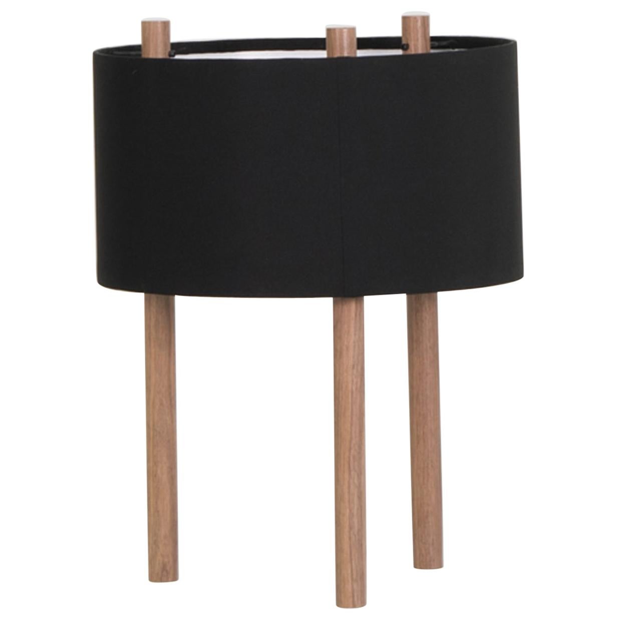Luces, Table Lamp Black For Sale