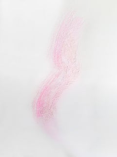 Knife Drawing I - Manipulated Textured Paper with Stunning Detail (Pink)