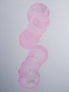 Knife Drawing VII -  Beautiful Textured Painting with Stunning Detail (Pink)