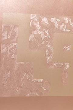 "Buscando un Tesoro II, Messerzeichnung", handgeschnittener Giclée-Druck, Metallpapier