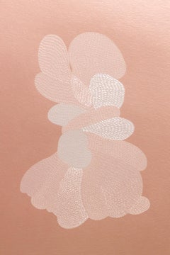 "Es Imaginario Pero Refiere a Lo Real IV, Messerzeichnung", handgeschnittener Giclée-Druck