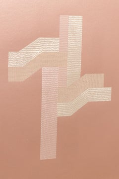 "Orientarse o Perderse VI, Messerzeichnung", handgeschnittener Giclée-Druck, Metallpapier