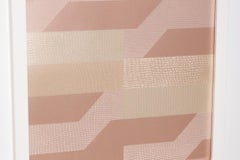 "Por Ahí Voy IV, Knife Drawing", hand scored giclée print on metallic paper