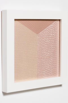 "Refugio o Trampa II, Dibujo a cuchillo", papel metálico rayado a mano, impresión giclée