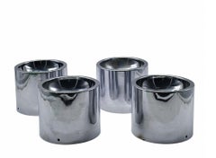 Luci Milano Faretto in Metallo Cromato Lucido, Italia 1970s