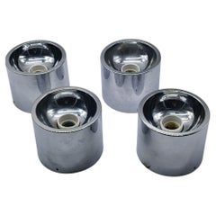 Luci Milano Faretto in Metallo Cromato Lucido, Italia 1970s