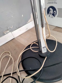 'LUCI' Milano' Lampada da Terra Tre Luci Metallo dipinto e Acciaio Italien 1960