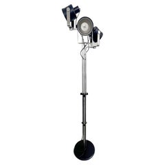 Used Luci Milano P433 Floor Lamp in Metal, Three Lights, Adjustable, Mid-Century