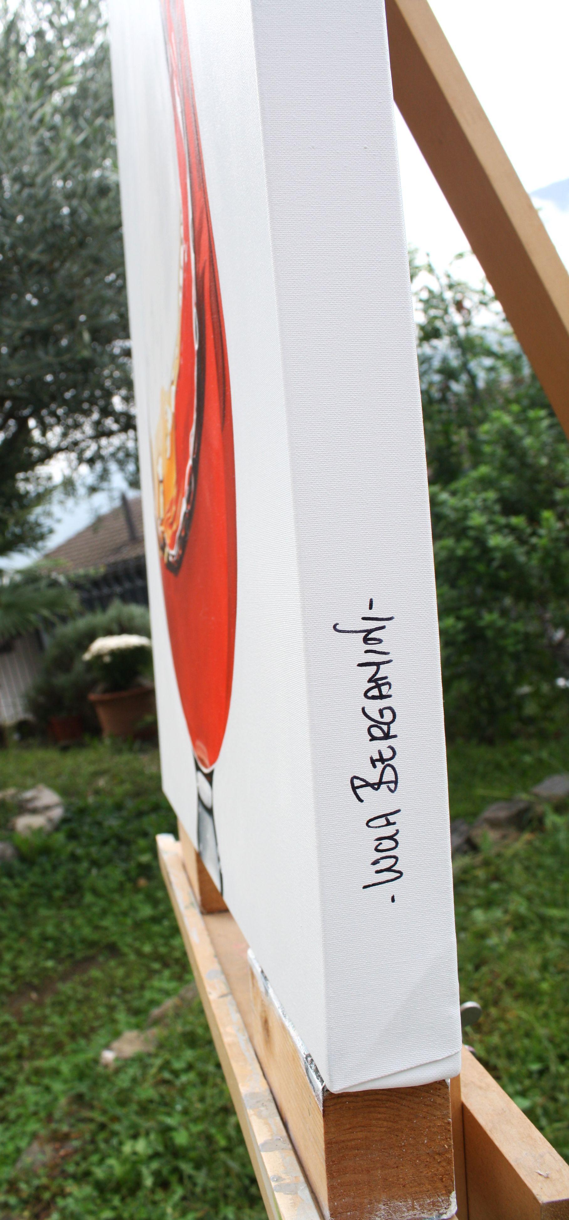 DETAILS: Öl auf Leinwand, Größe 20x40x1,5 Zoll - 50x100x4 cm - Die Seiten sind passend zum Gemälde bemalt  UNTERSTÜTZUNG: Galerie-Leinwand, seitlich umwickelt und auf der Rückseite geheftet  UNTERSCHRIFT: an der Seite des Bildes  EINZIGARTIGES