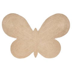 Lucia Eames 'Butterfly' Jute rug in Natural for Nanimarquina 7’3’’×4’11’’